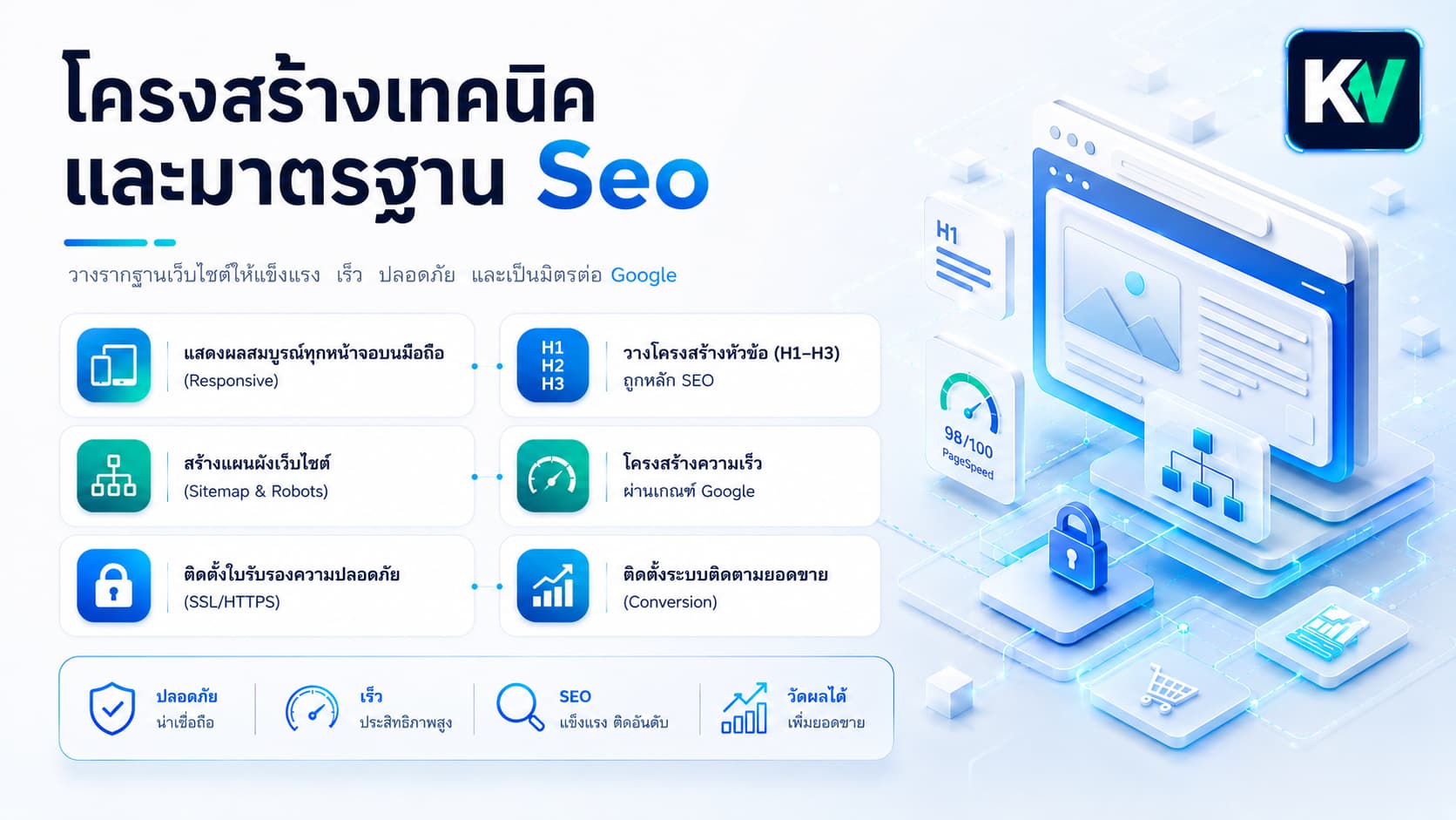 โครงสร้างเทคนิคัลและมาตรฐาน SEO